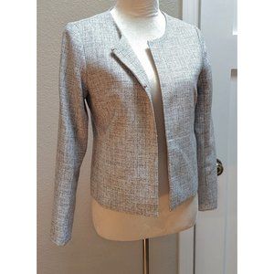 Gray Black White Career Office Professional Blazer Size Medium